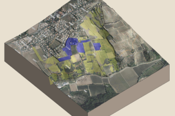 bloc diagramme carte terroir exposition